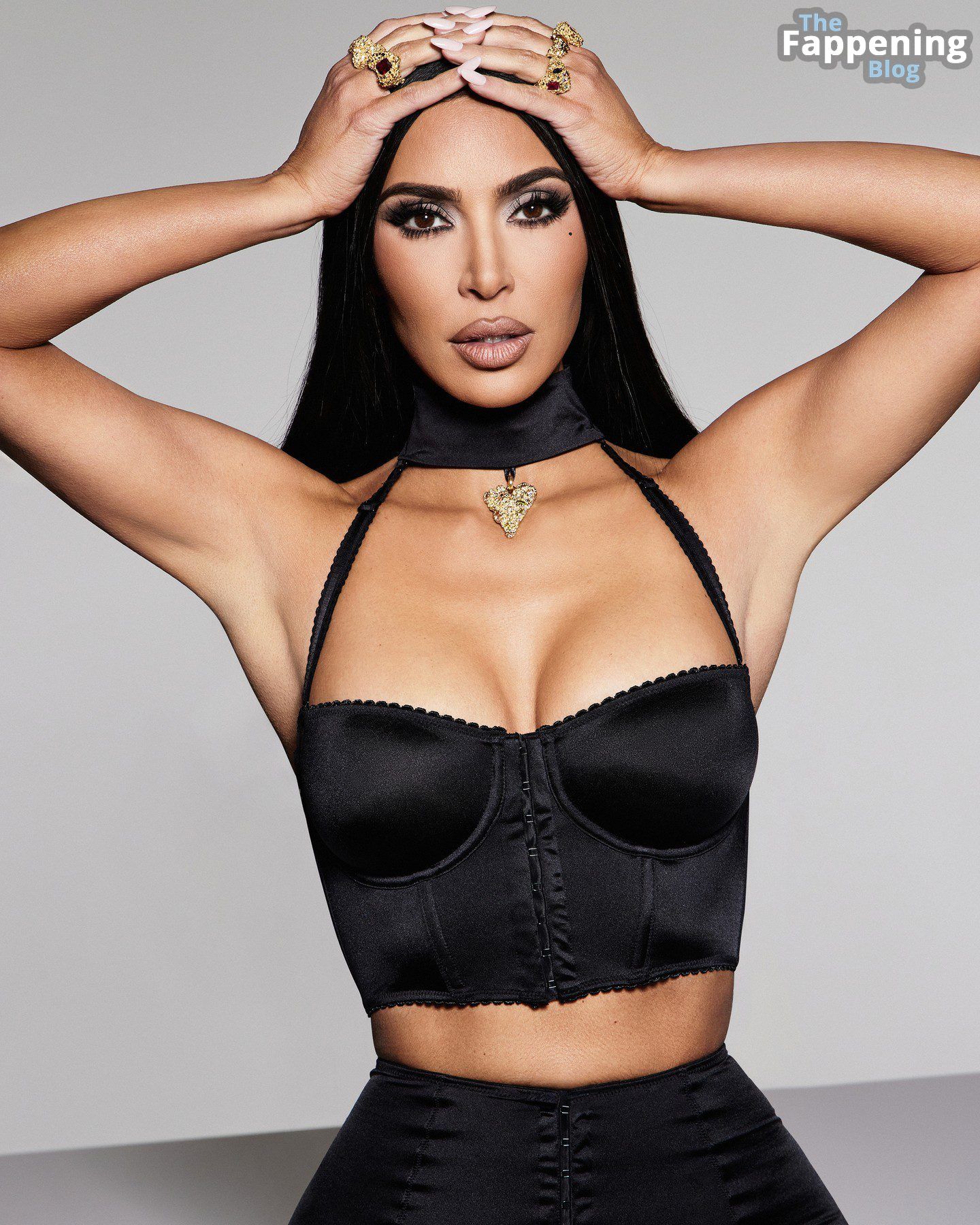 Kim Kardashian Looks Hot in a New SKIMS Lingerie Shoot (12 Photos)