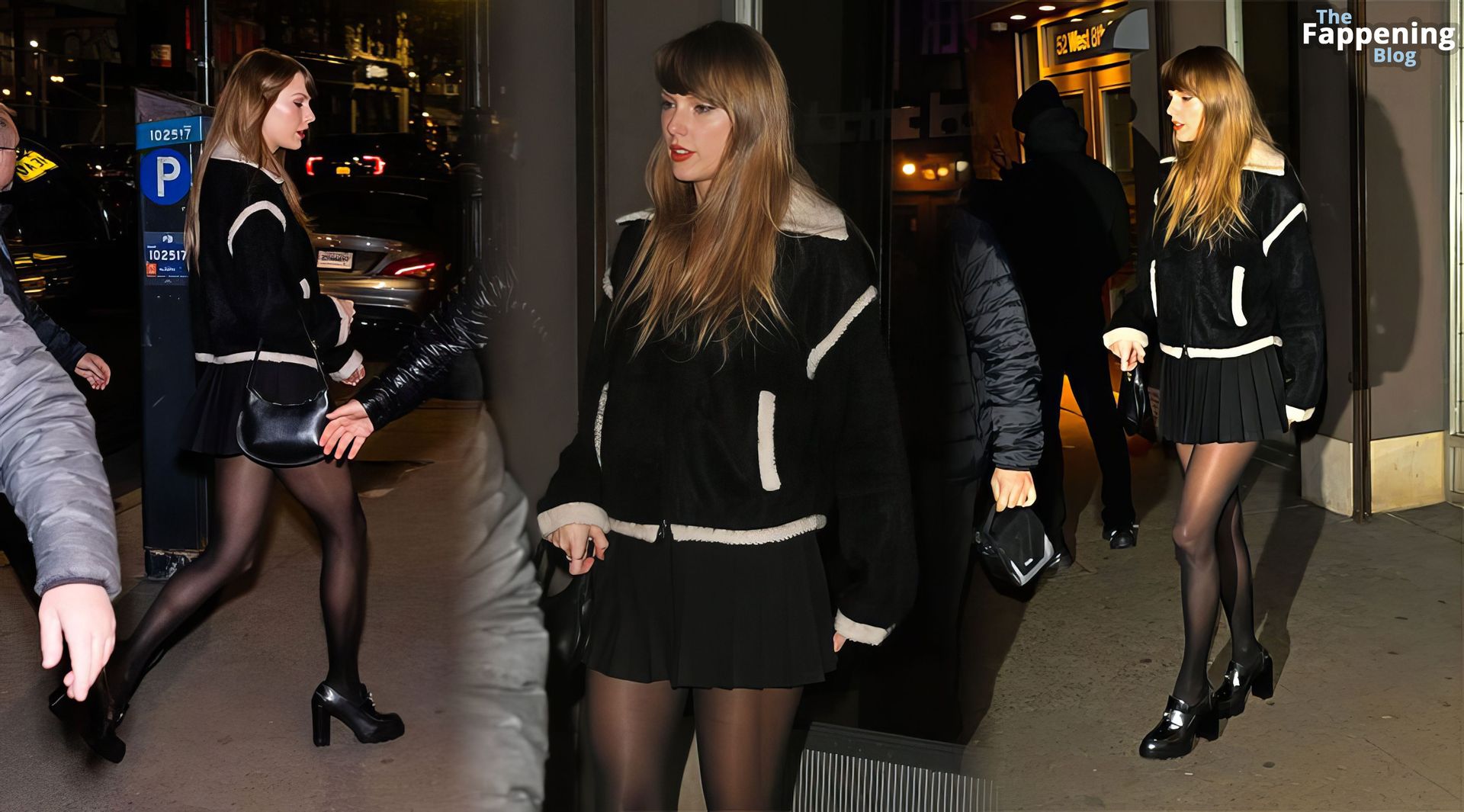Taylor Swift Displays Her Sexy Legs in Black Stockings (24 Photos)