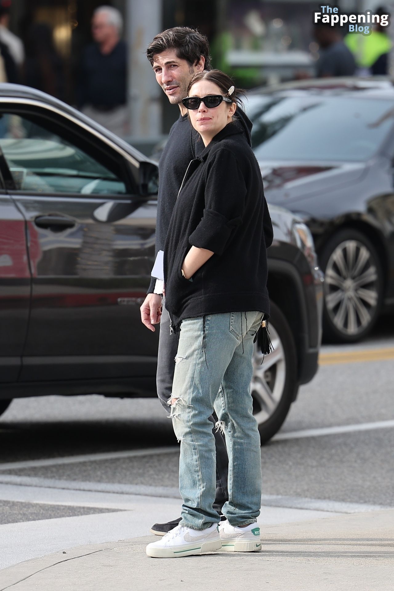 Ashley Benson Displays Her Baby Bump &amp; Boobs on a Lunch Date with Brandon Davis in Beverly Hills (97 Photos)