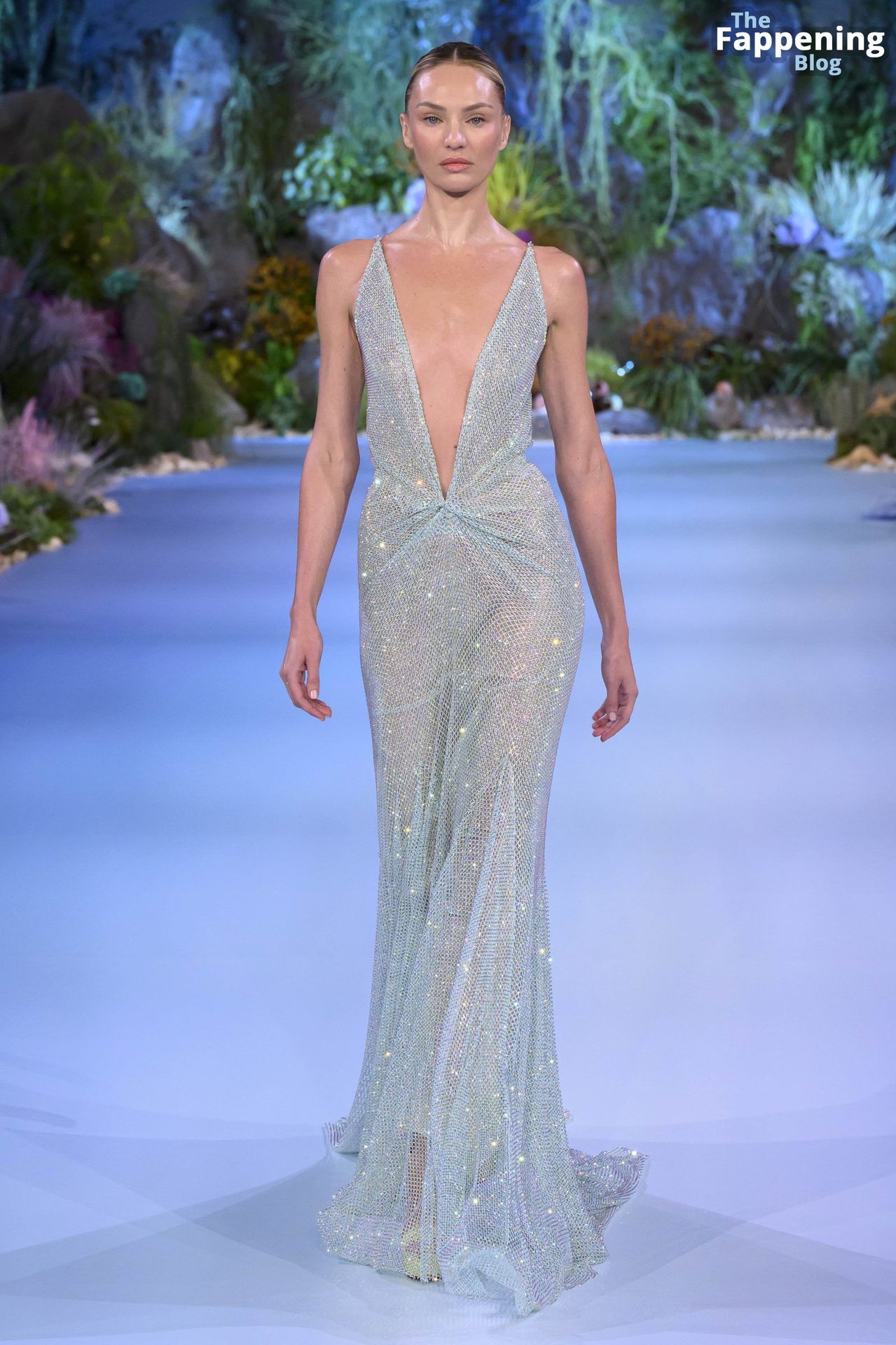 Candice Swanepoel Looks Sexy at the Celia Kritharioti Couture Spring/Summer 2024 Show (35 Photos)