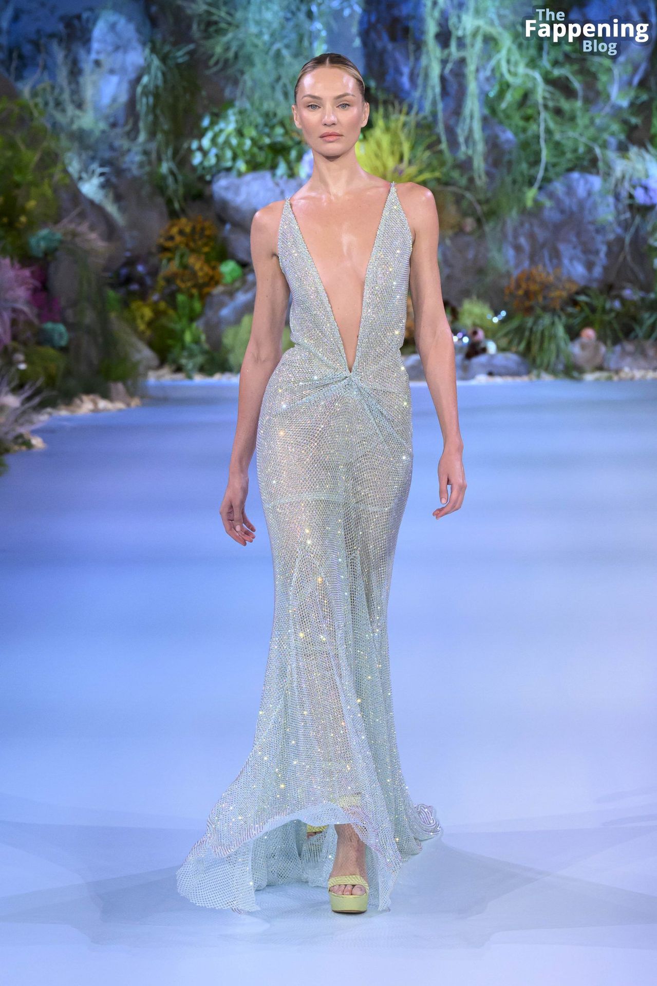 Candice Swanepoel Looks Sexy at the Celia Kritharioti Couture Spring/Summer 2024 Show (35 Photos)