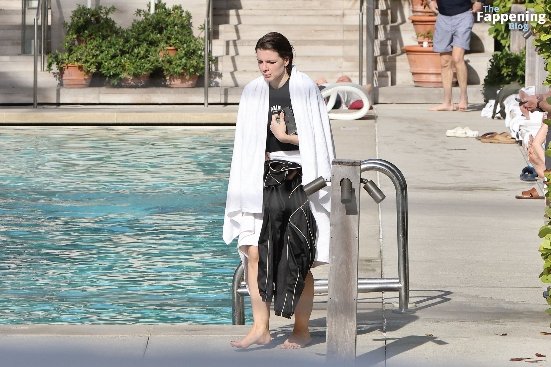 Julia Fox Sports Very Modest Swimsuit for a Day at the Pool in Miami (68 Photos)