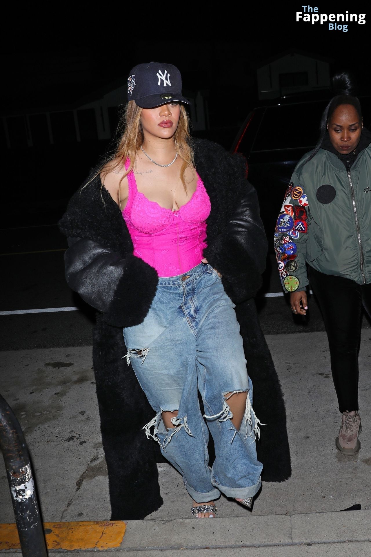 Rihanna is Quite the Fashionista Stepping Out for Dinner with Friends at Giorgio Baldi (148 Photos)