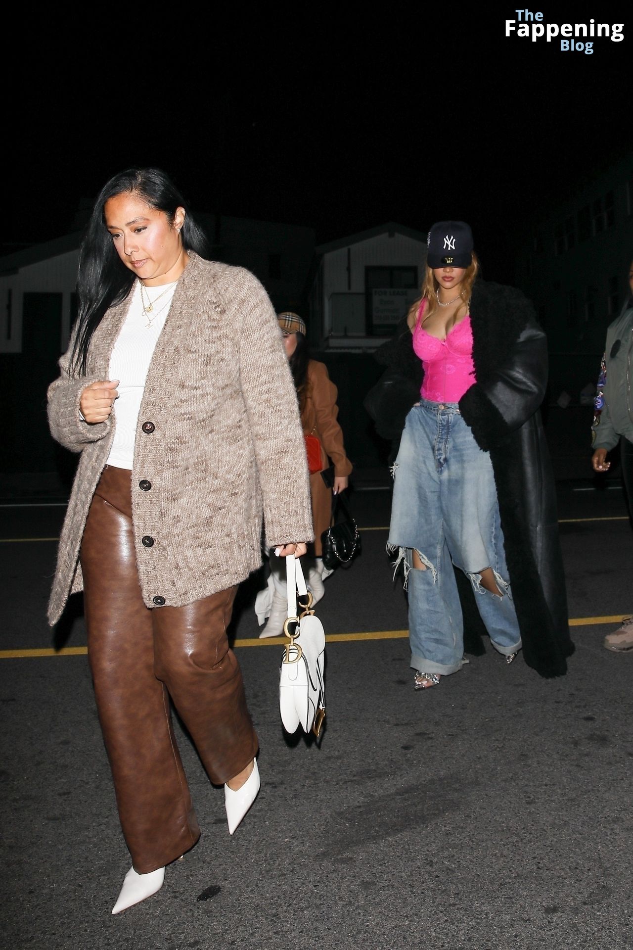 Rihanna is Quite the Fashionista Stepping Out for Dinner with Friends at Giorgio Baldi (148 Photos)