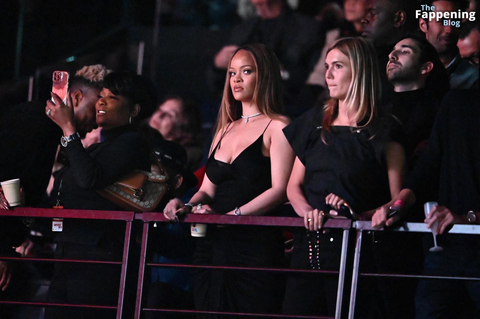 Rihanna Displays Nice Cleavage at the “Le Gala des Pièces Jaunes” Event in Paris (52 Photos)