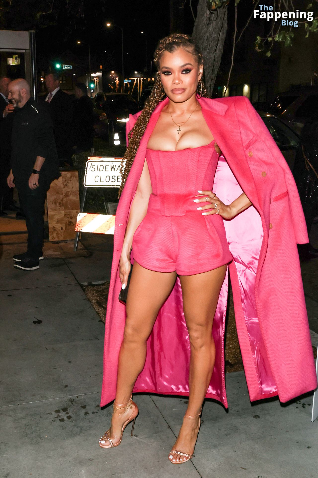 Andra Day Shows Off Nice Cleavage in Hollywood (6 Photos)