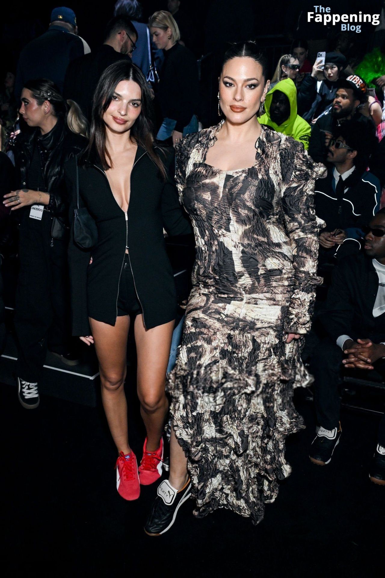 Emily Ratajkowski Shows Off Her Sexy Legs &amp; Tits at the PUMA Show in NY (38 Photos)