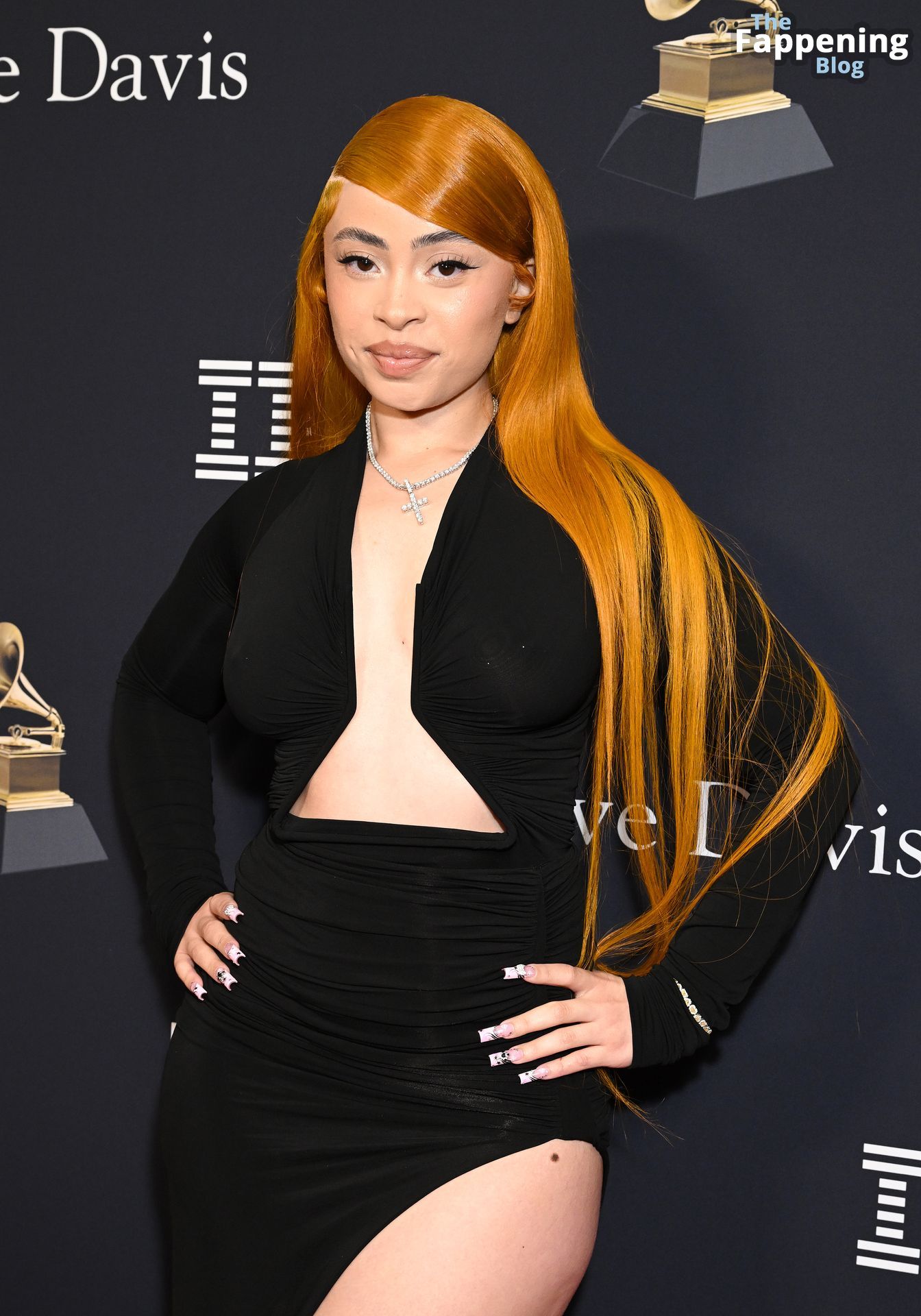 Ice Spice Shows Off Her Nude Tits at the Pre-GRAMMY Gala in LA (21 Photos)