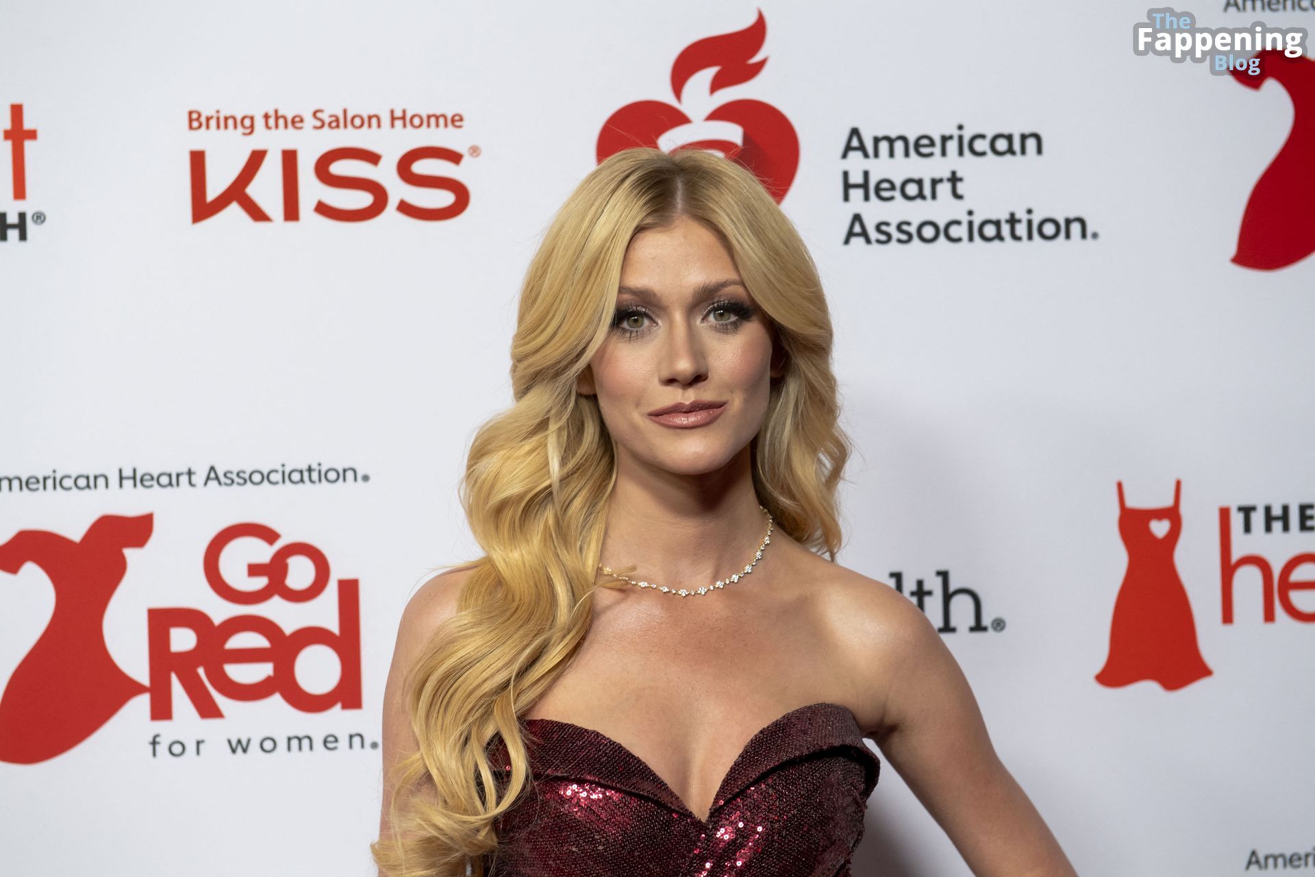 Katherine McNamara Stuns in a Red Dress at the AHA’s Red Dress Collection Concert (43 Photos)