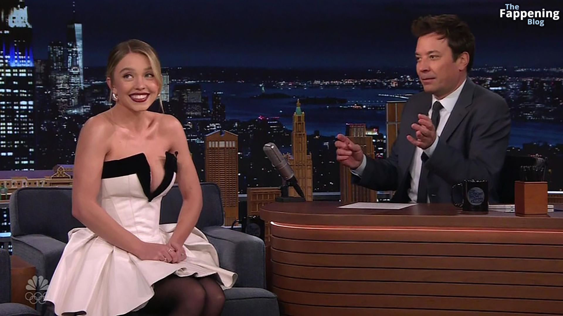 Sydney Sweeney Displays Nice Cleavage on The Tonight Show (62 Photos + Video)