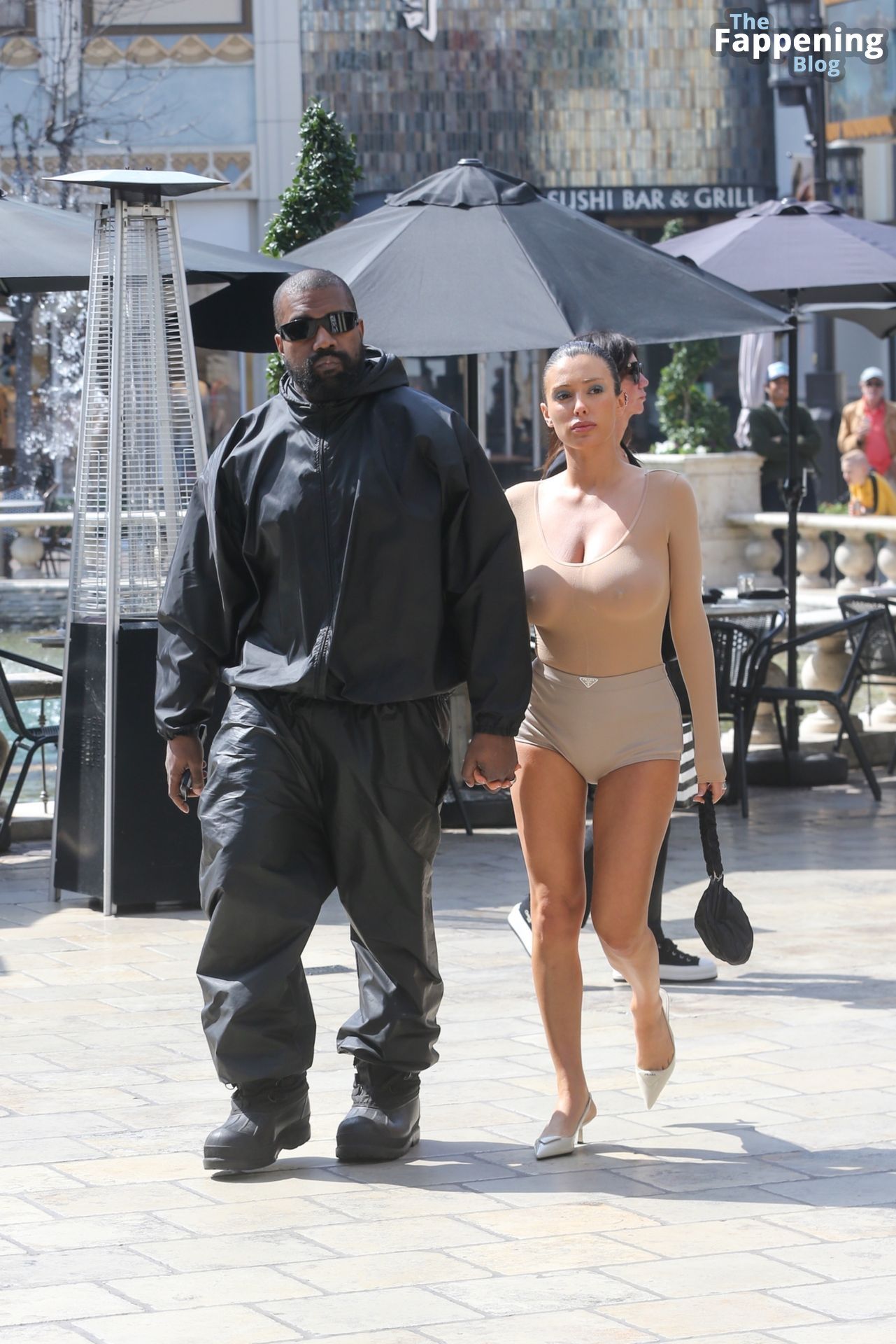 Braless Bianca Censori Heads to Cheesecake Factory with Ye in LA (150 Photos)