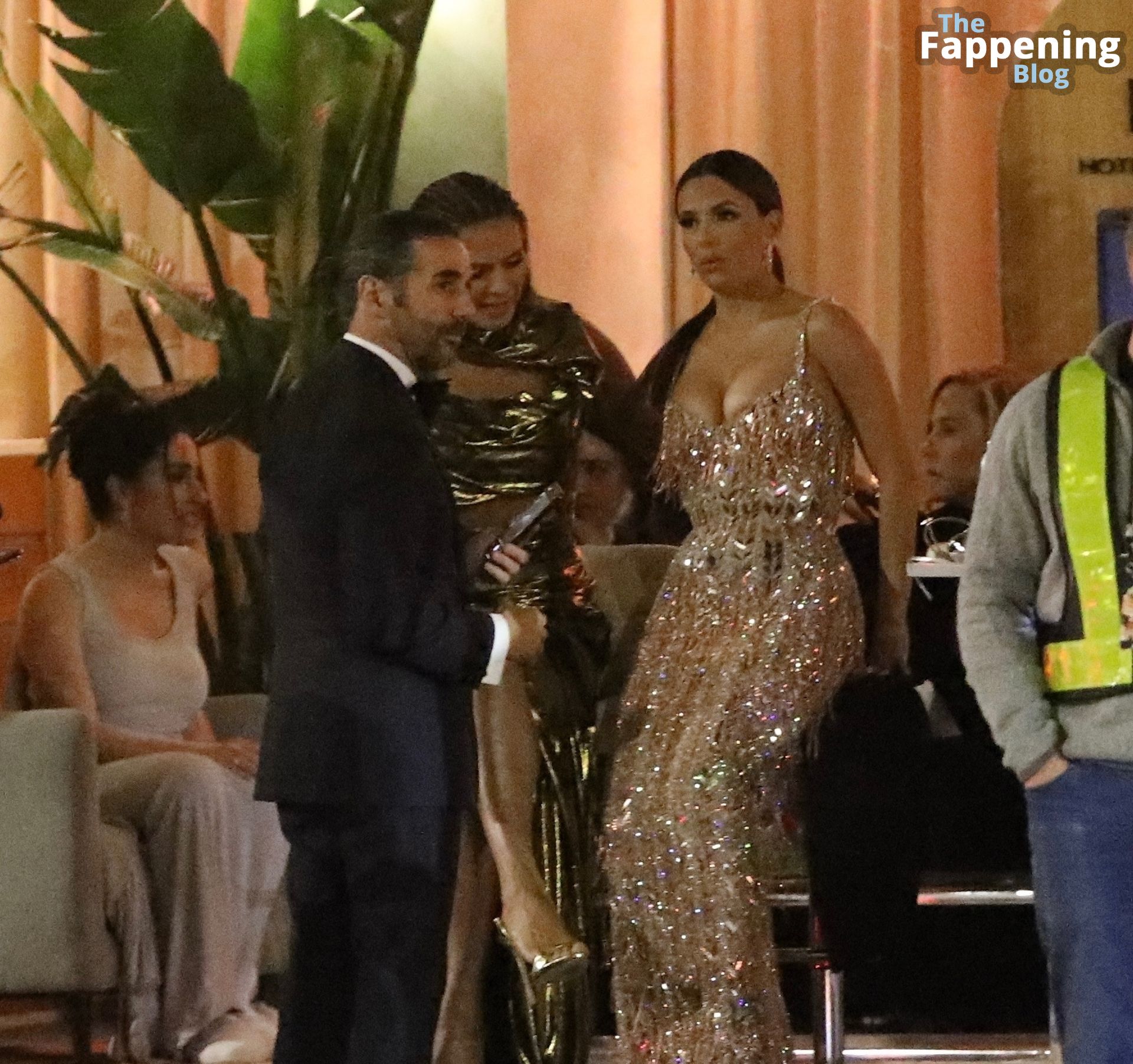 Eva Longoria Shows Off Her Sexy Tits at the 2024 Vanity Fair Oscar Party (52 Photos)