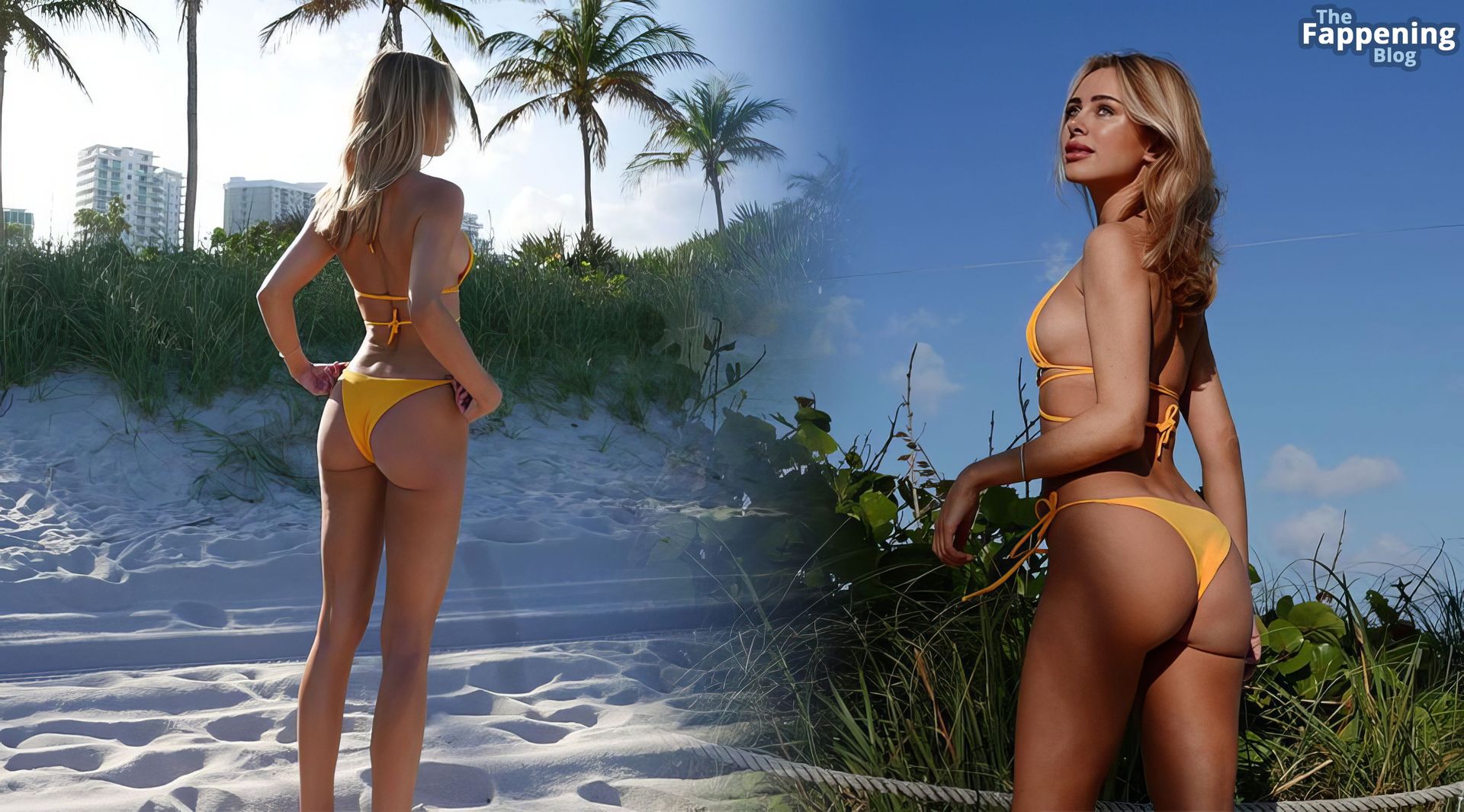 Kimberley Garner Displays Her Sexy Figure in a Bikini (5 Photos)