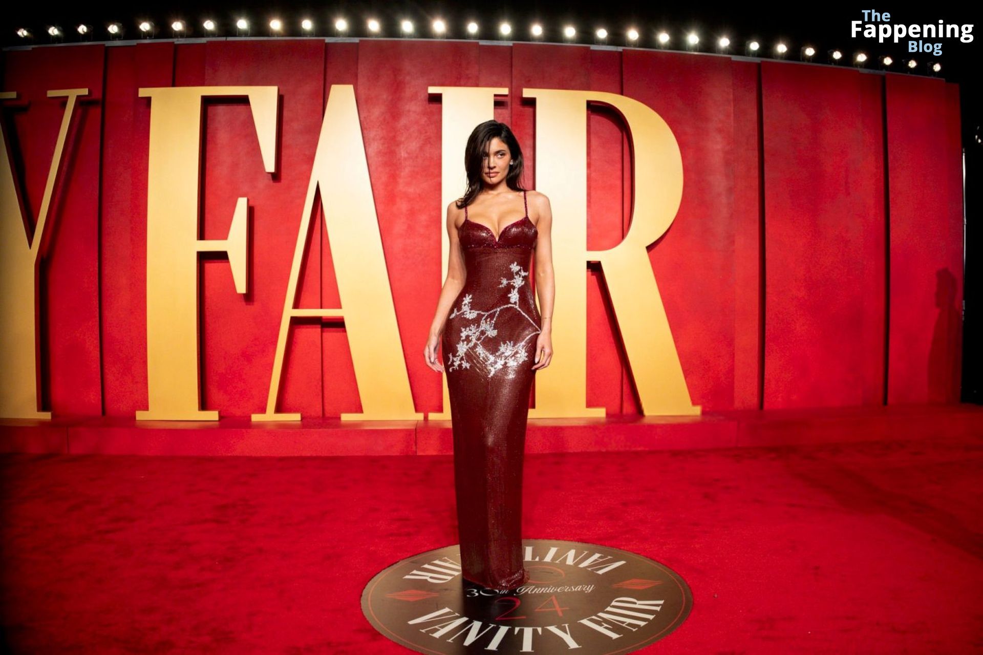 Kylie Jenner Shows Off Nice Cleavage at the 2024 Vanity Fair Oscar Party (80 Photos)
