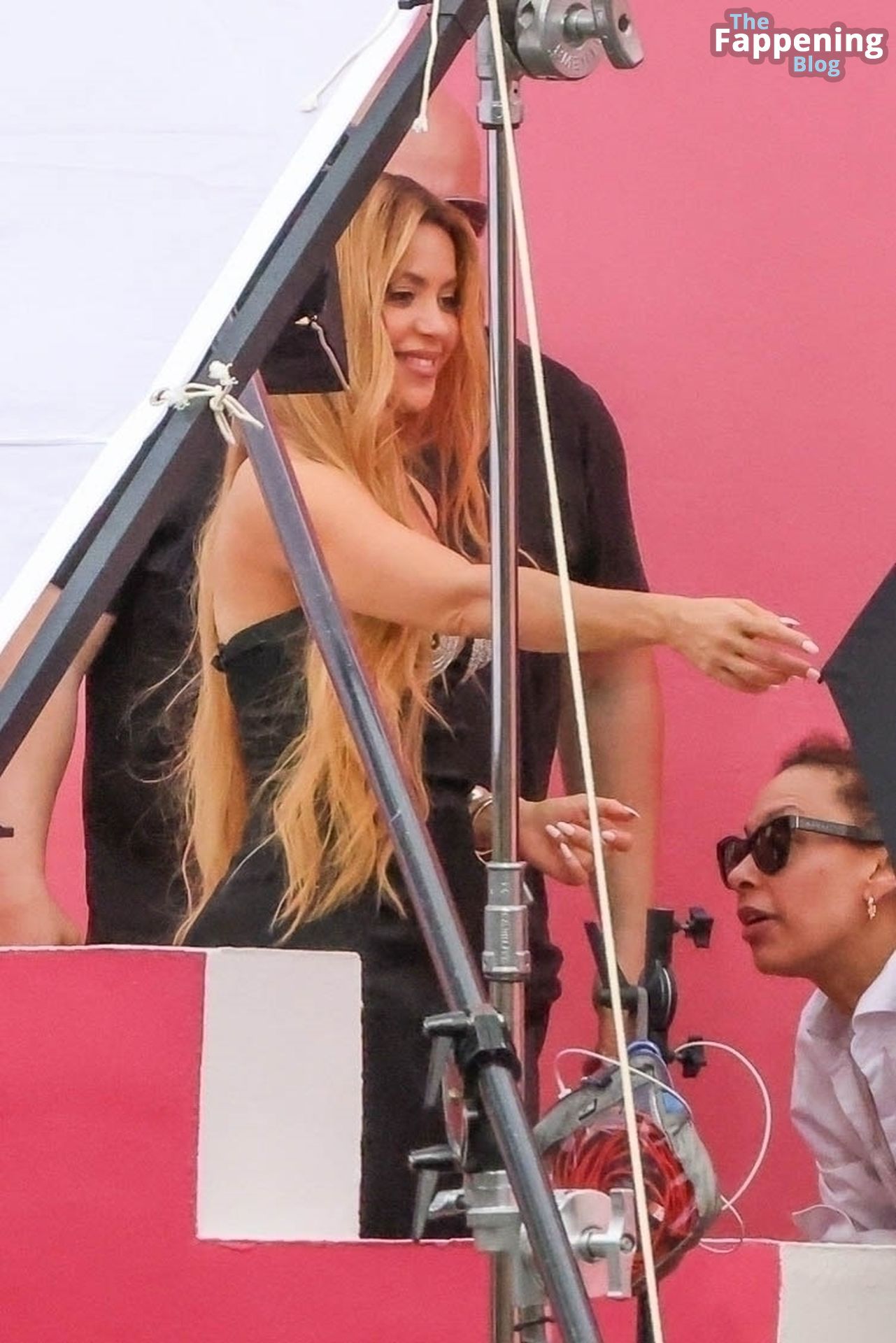 Shakira Turns Heads in a Stunning Black Dress During a Shoot in Miami (33 Photos)