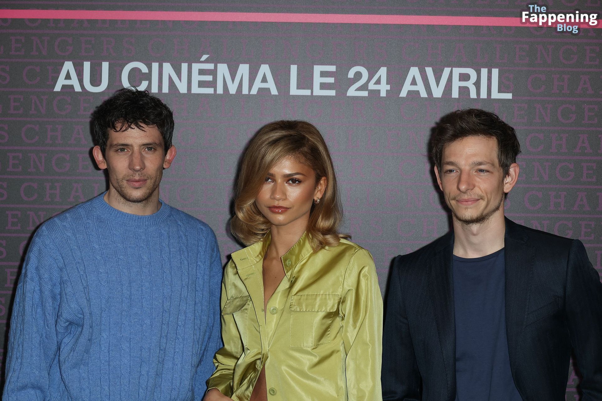 Zendaya Flashes Her Nipple at the “Challengers” Photocall in Paris (79 Photos)