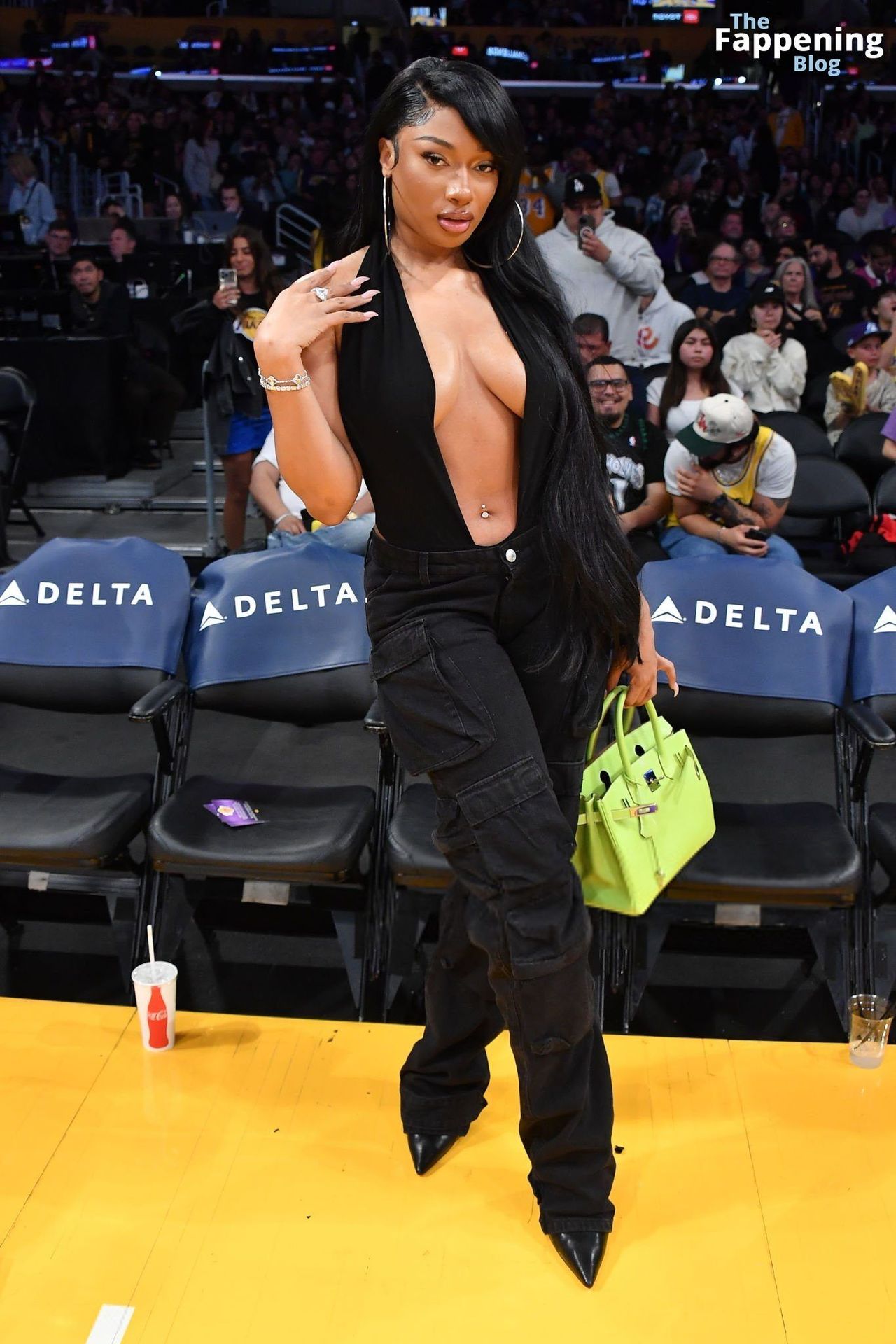 Megan Thee Stallion Flaunts Her Big Boobs at the NBA Game (32 Photos)