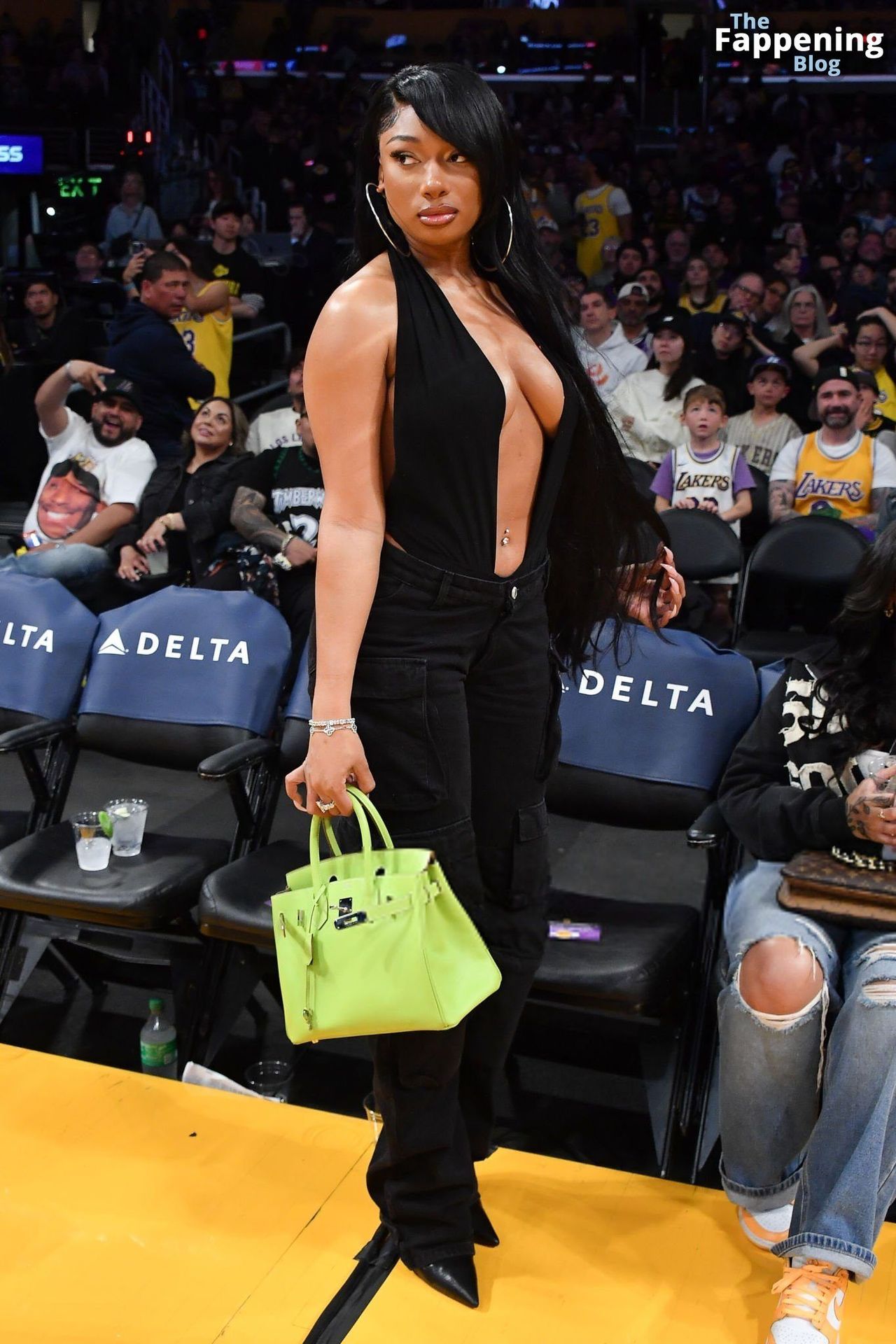Megan Thee Stallion Flaunts Her Big Boobs at the NBA Game (32 Photos)