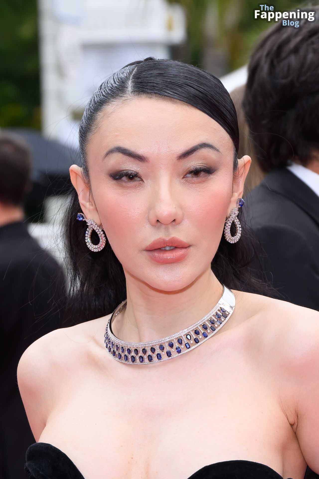 Jessica Wang Displays Her Sexy Tits At The 77th Annual Cannes Film