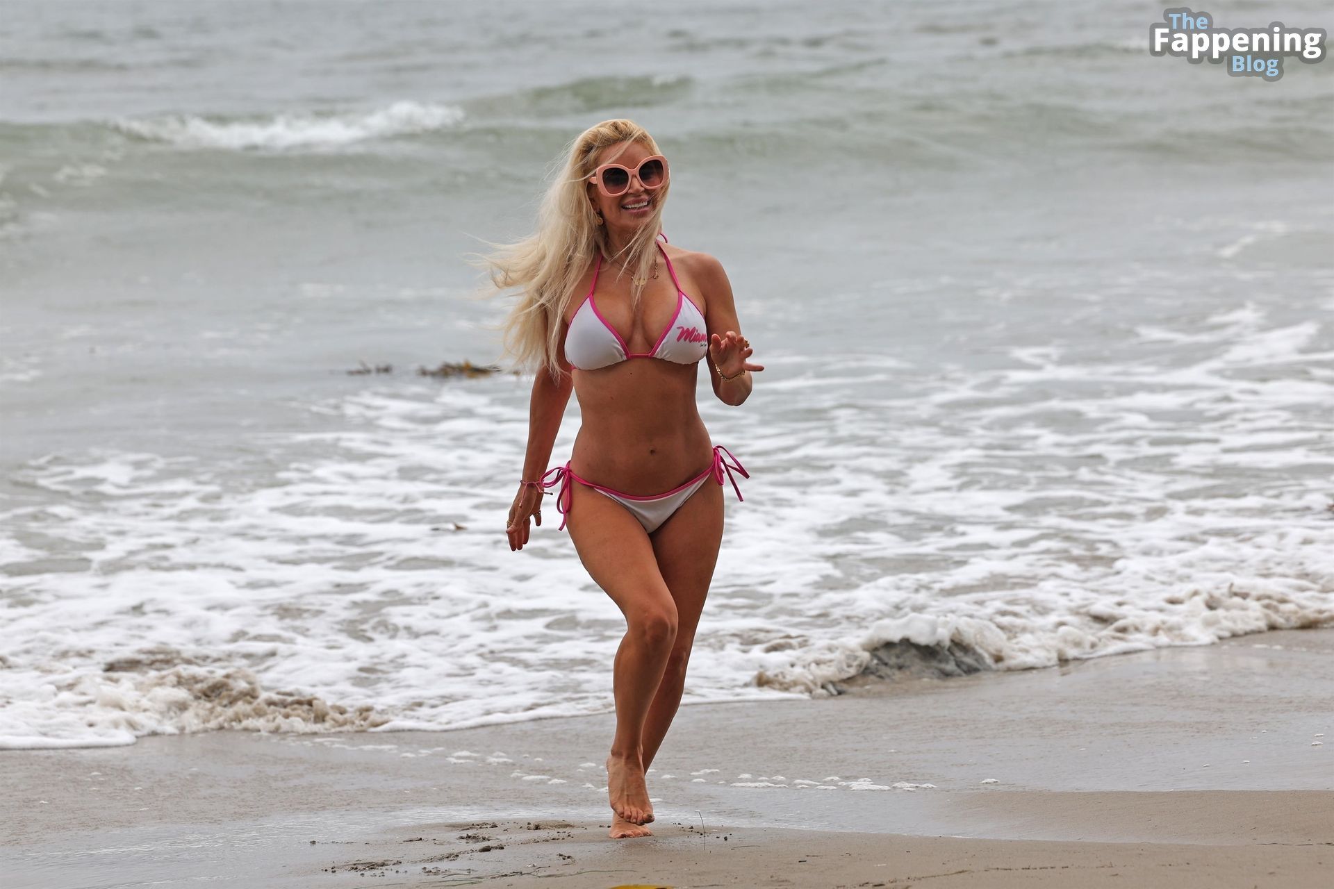 Marcela Iglesias Displays Her Nude Boobs on the Beach in Malibu (23 Photos)