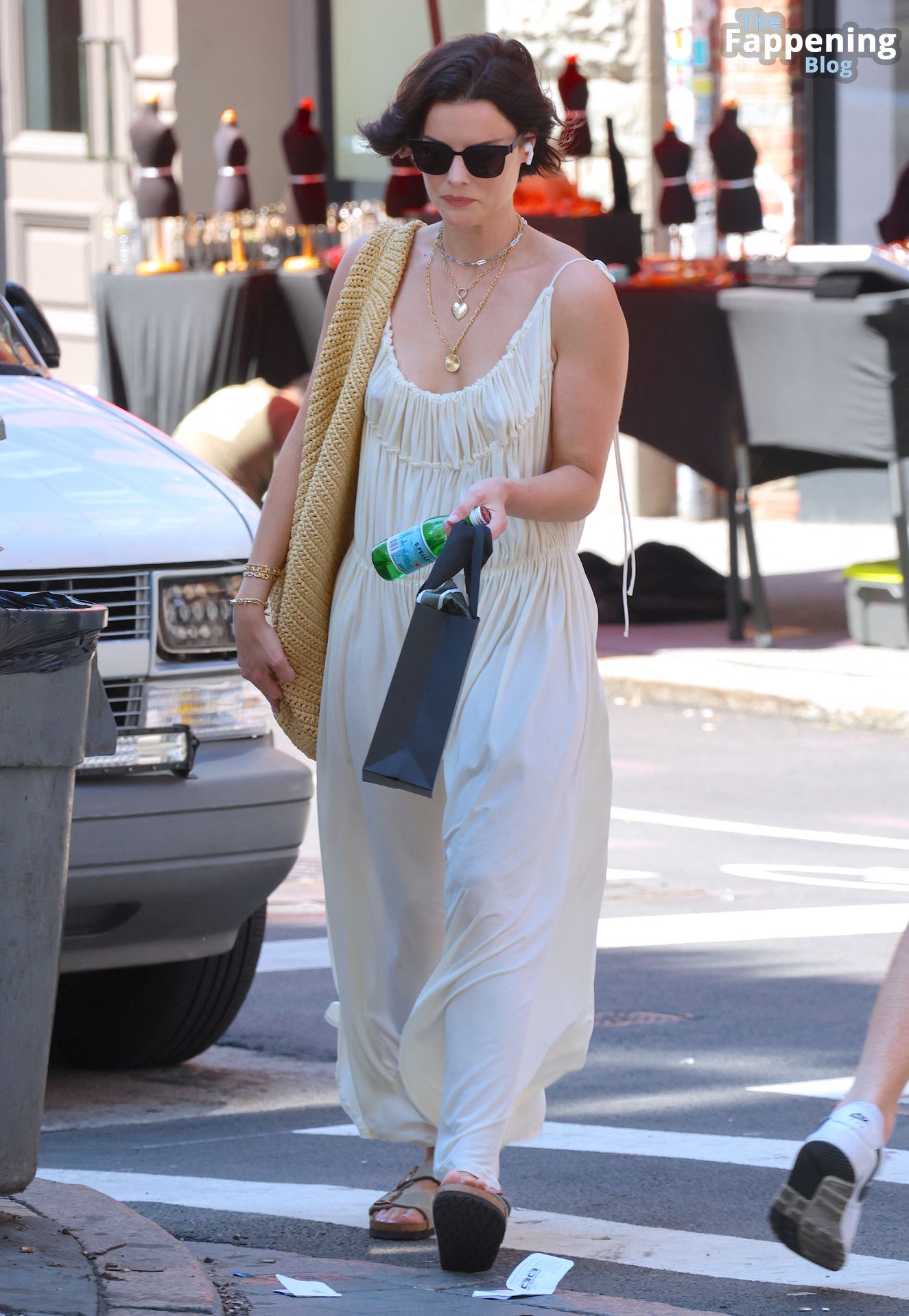 Jaimie Alexander Goes Braless in NYC (16 Photos)