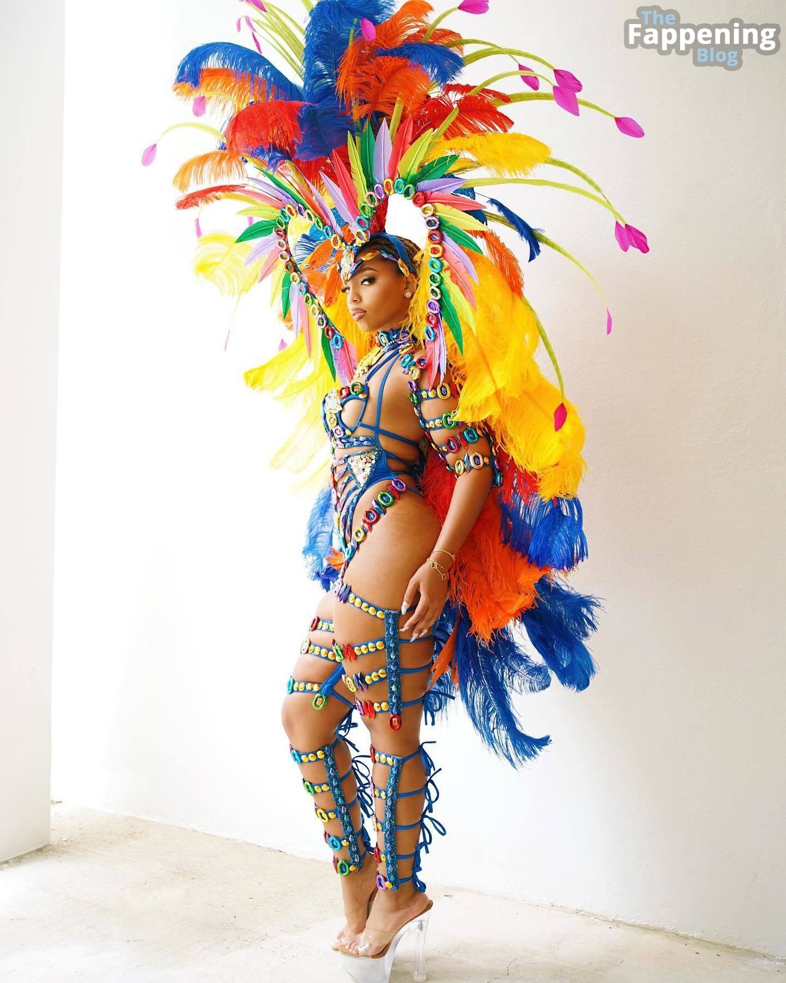 Chloe Bailey Looks Stunning in a Sexy Carnival Outfit in St. Lucia (9 Photos)