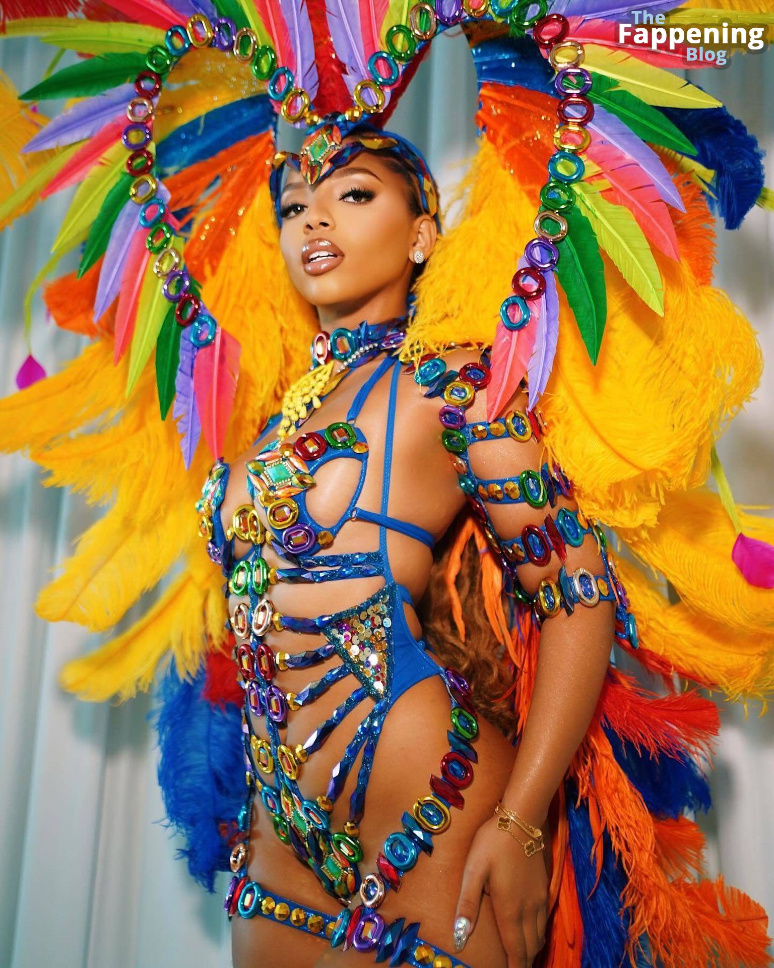 Chloe Bailey Looks Stunning in a Sexy Carnival Outfit in St. Lucia (9 Photos)