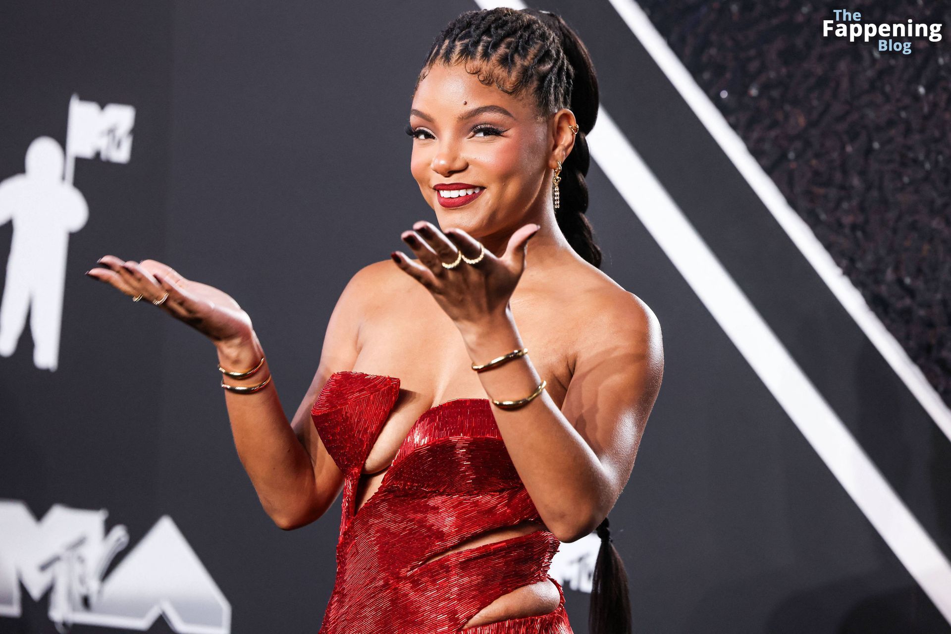 Halle Bailey Shows Off Her Assets at the VMAs (84 Photos)