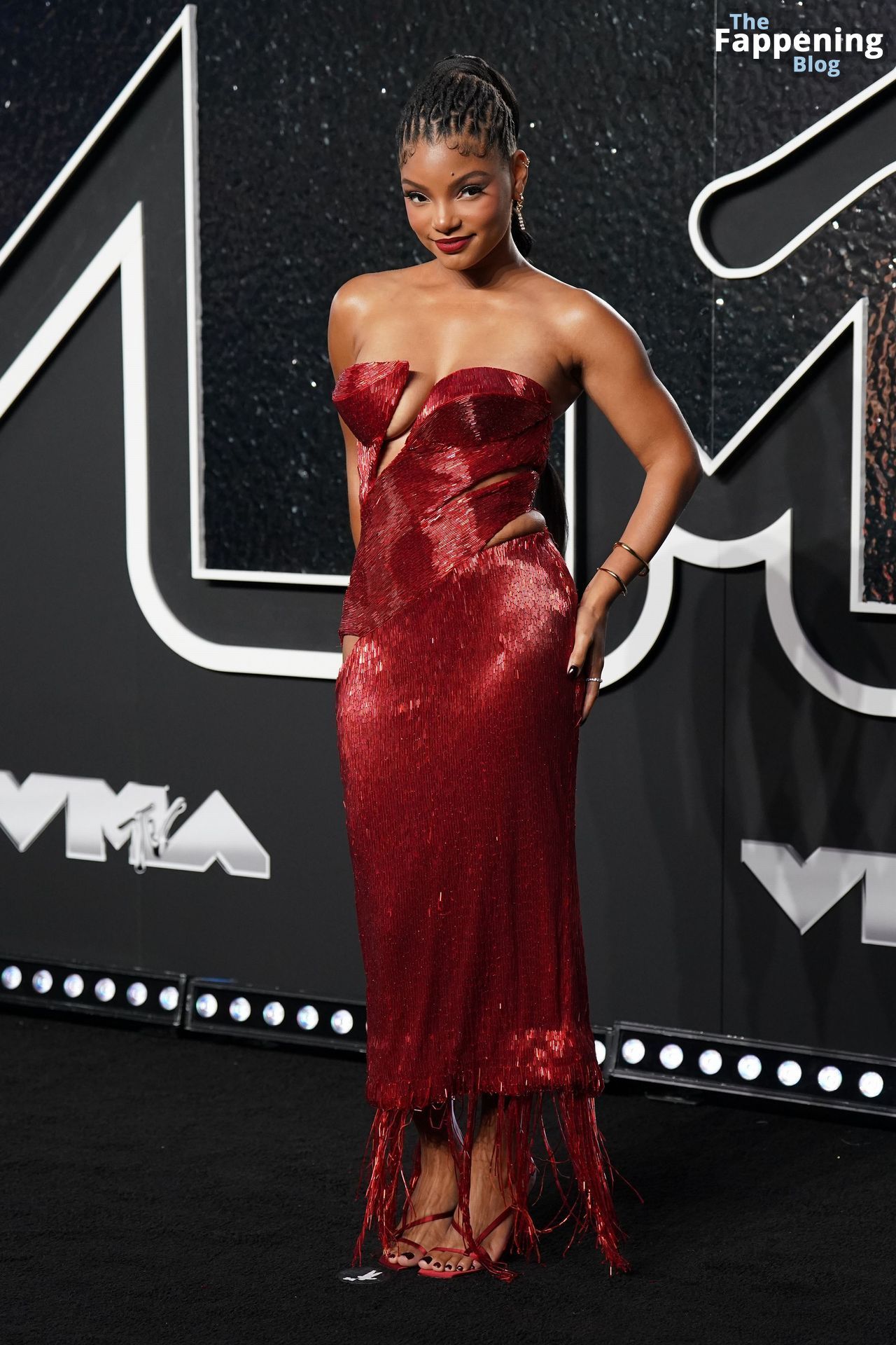 Halle Bailey Shows Off Her Assets at the VMAs (84 Photos)