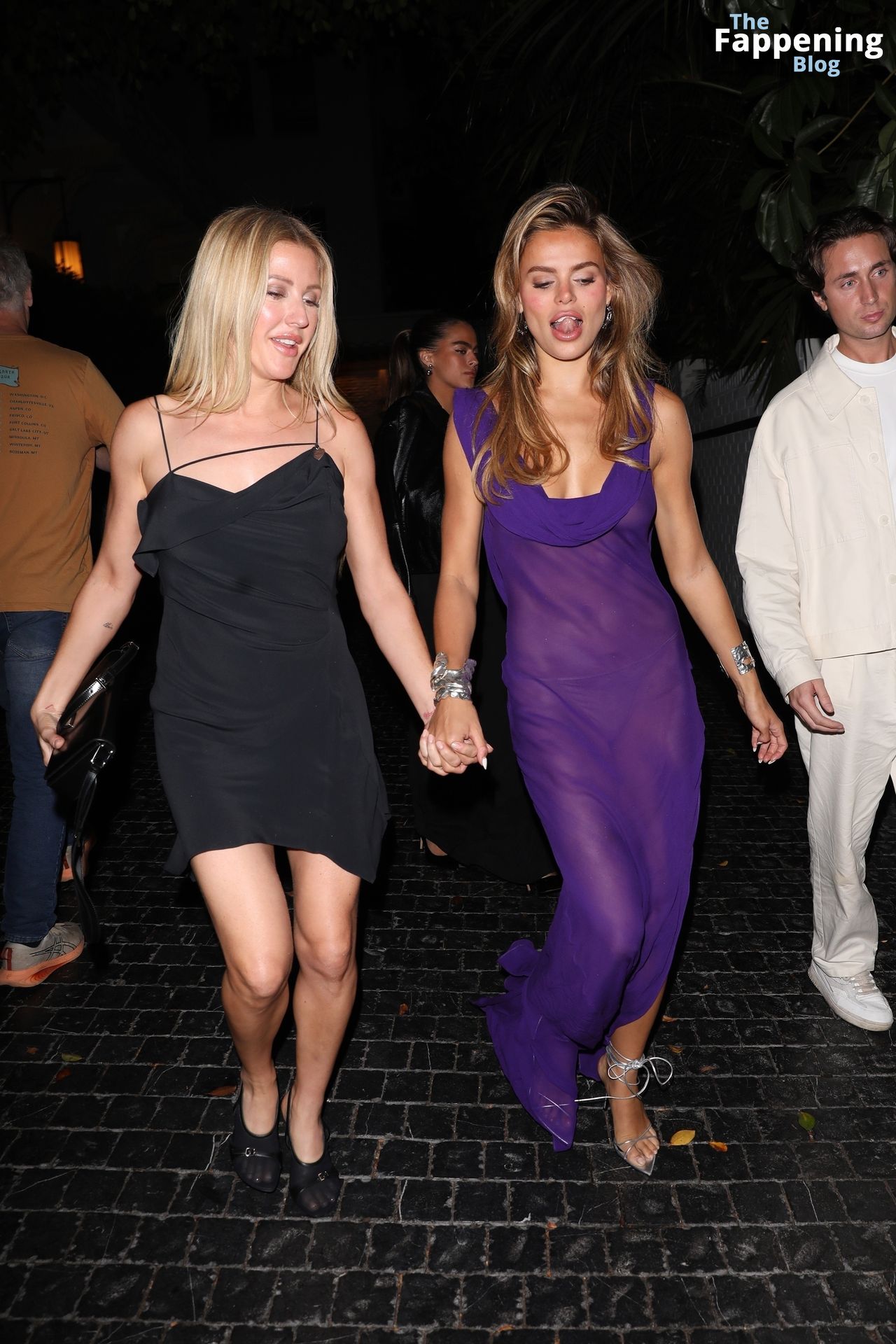 Brooks Nader Flashes Her Nude Tits &amp; Butt as She Has a Girls Night Out with Ellie Goulding (69 Photos)