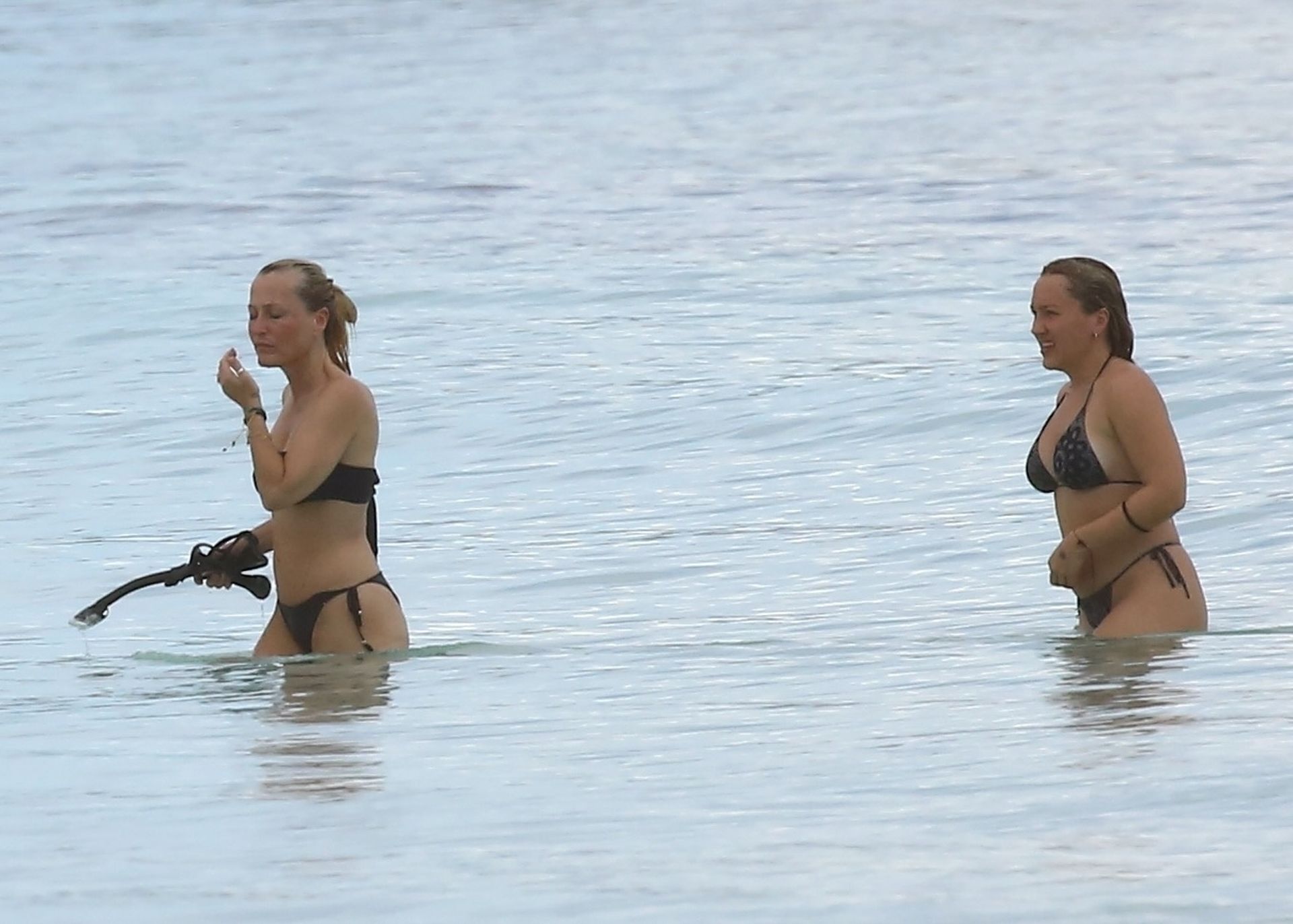 Gillian Anderson Shows Off Her Sexy Bikini Body on the Beach (31 Photos)