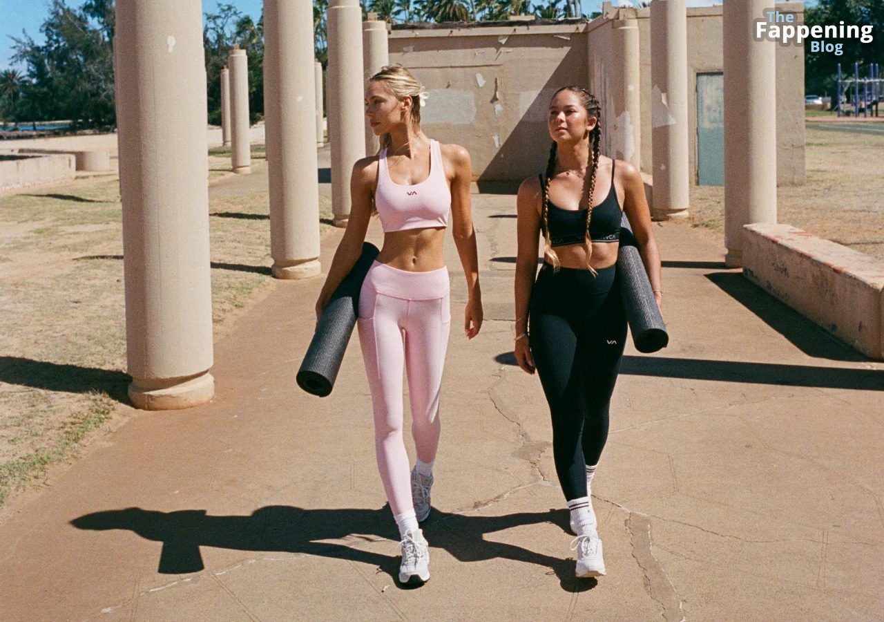 Alexis Ren Poses For the RVCA Sport 2024 Collection (13 Photos)