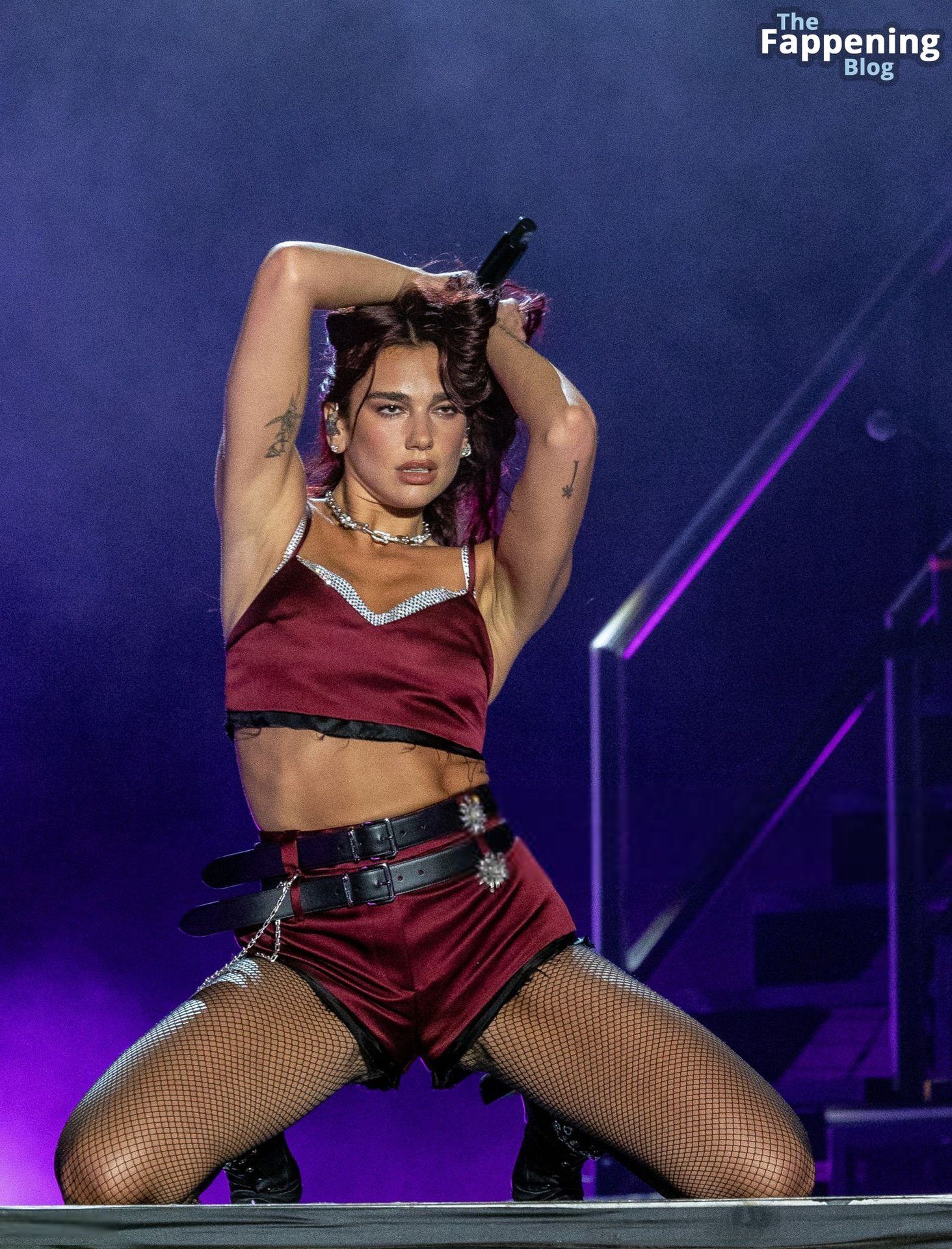 Dua Lipa Performs on Stage at ACL 2024 (45 Photos)