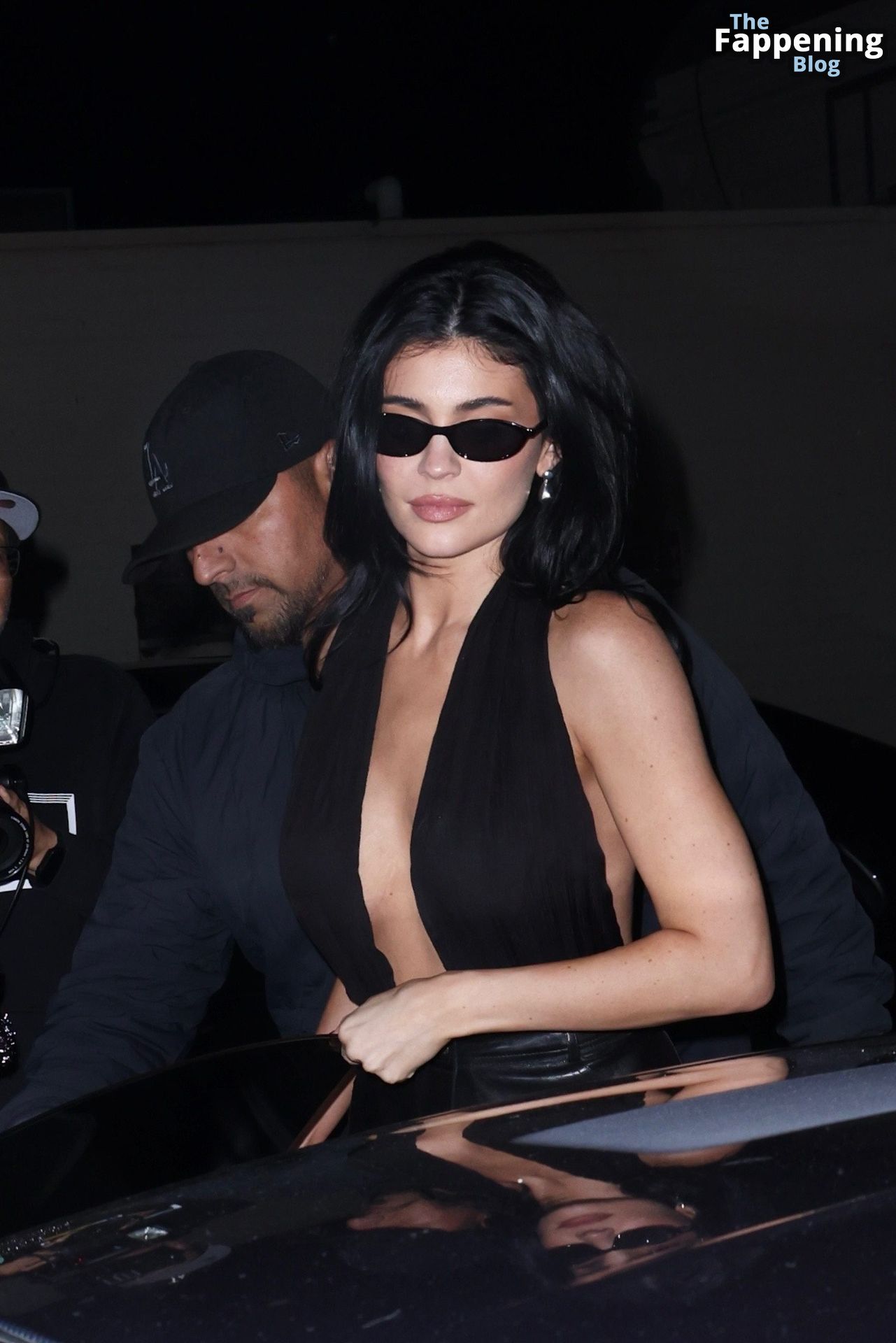 Kendall Jenner &amp; Kylie Jenner Go Braless in Black Outfits at the Rhode Skin Launch Afterparty (41 Photos)