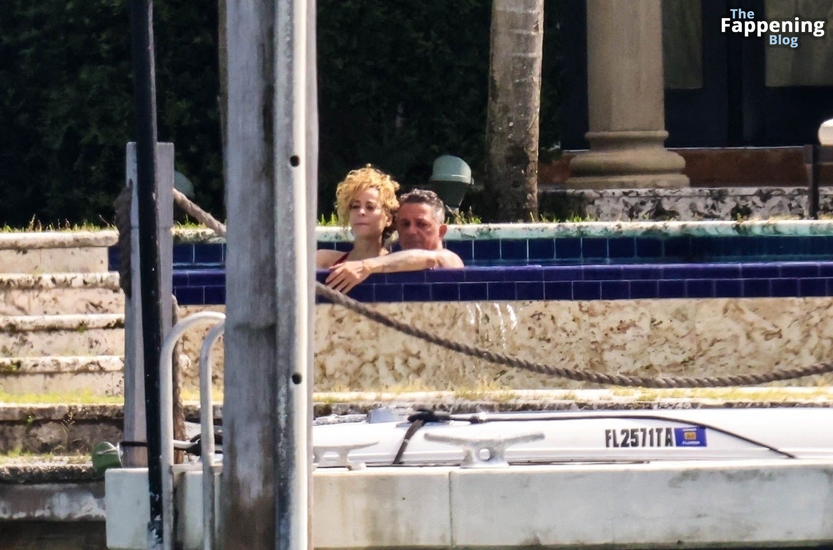 Candela Marquez &amp; Alejandro Sanz Pack on the PDA During a Day by the Pool in Miami (54 Photos)