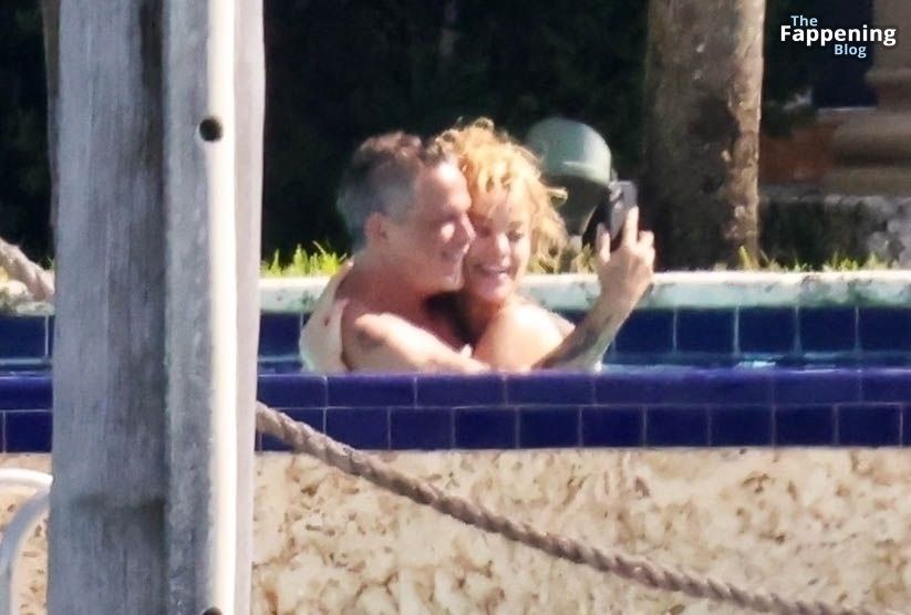 Candela Marquez &amp; Alejandro Sanz Pack on the PDA During a Day by the Pool in Miami (54 Photos)