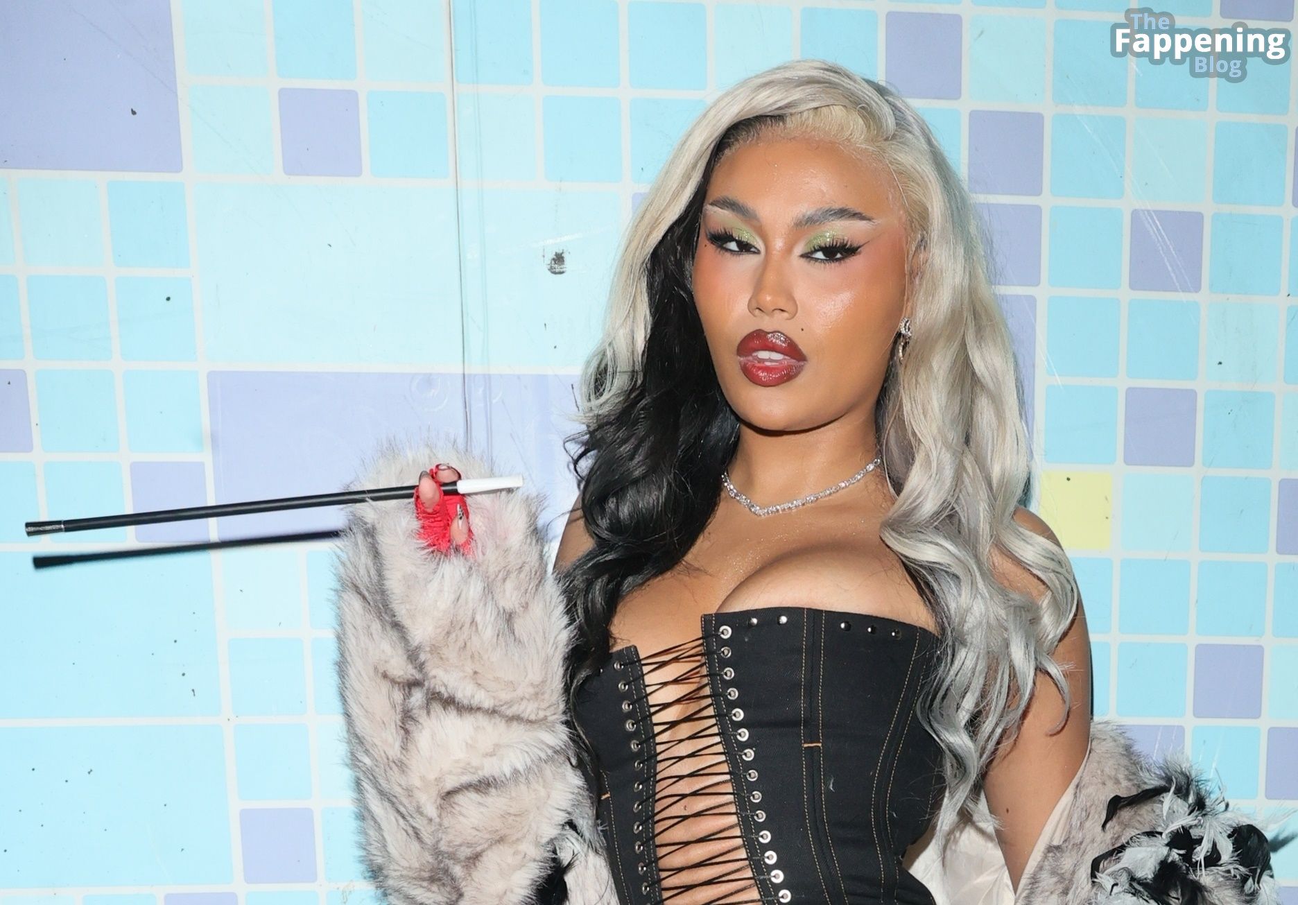 Ella Thomas Displays Her Sexy Boobs at Maya Jama’s Halloween Party (30 Photos)