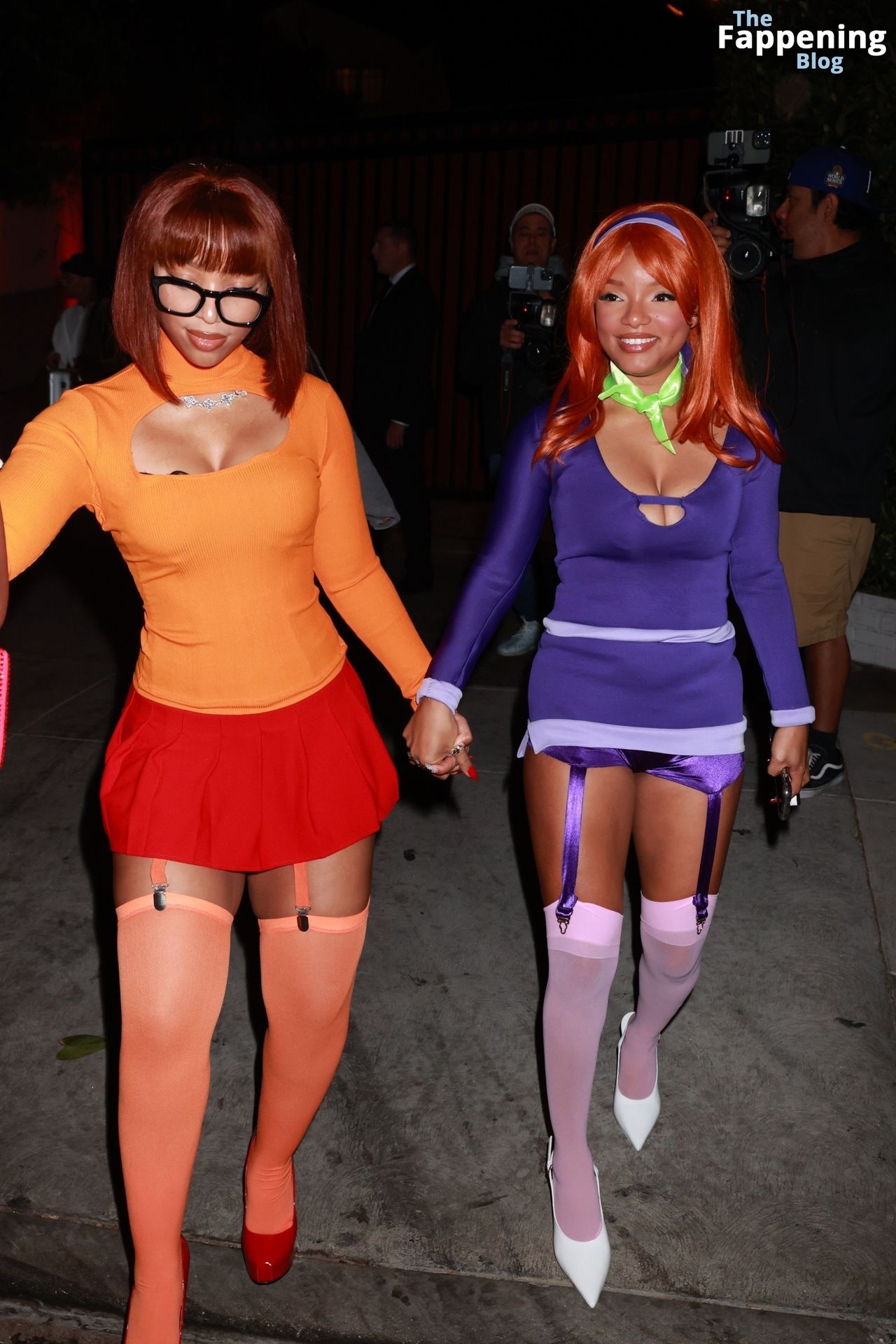 Halle Bailey &amp; Chloe Bailey Stun in Scooby-Doo Costumes at Kendall’s Halloween Party (81 Photos)