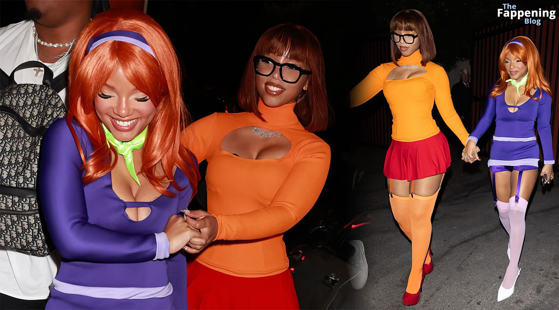 Halle Bailey &amp; Chloe Bailey Stun in Scooby-Doo Costumes at Kendall’s Halloween Party (81 Photos)