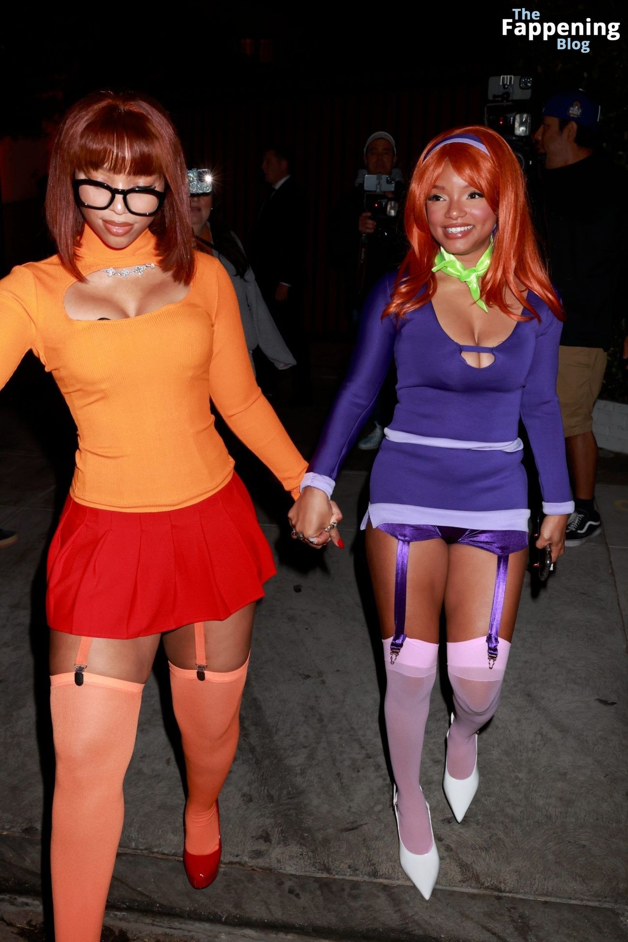 Halle Bailey &amp; Chloe Bailey Stun in Scooby-Doo Costumes at Kendall’s Halloween Party (81 Photos)