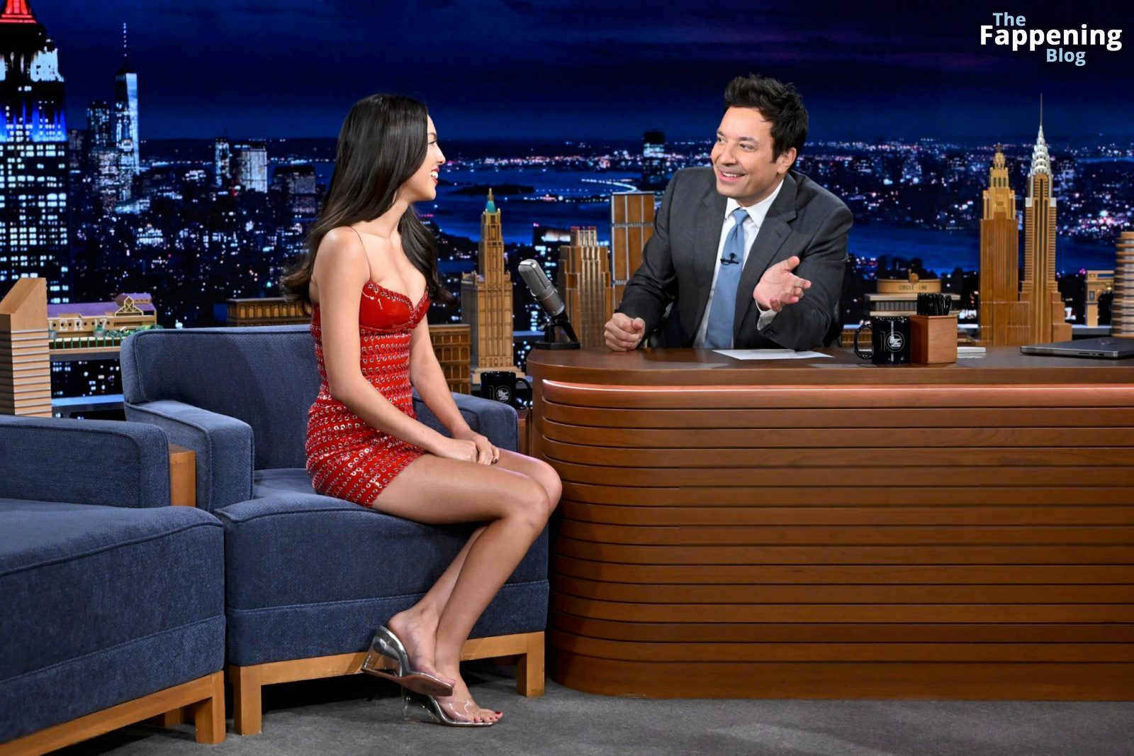 Olivia Rodrigo Looks Sexy in a Red Dress on The Tonight Show (17 Photos)